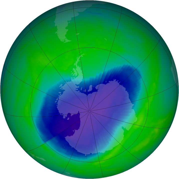 Ozone Map 1990-10-28